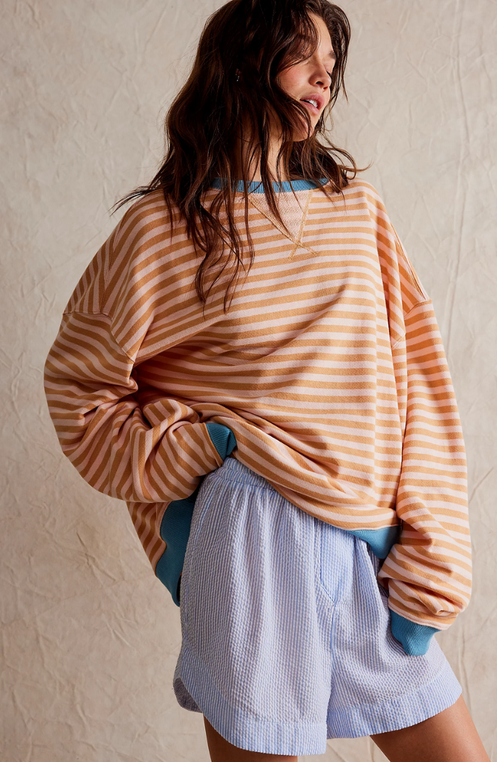 Ida™ | Stribet Oversized Sweater