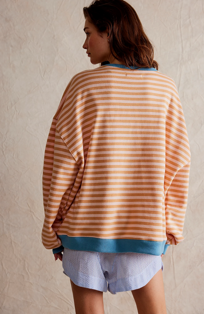 Ida™ | Stribet Oversized Sweater