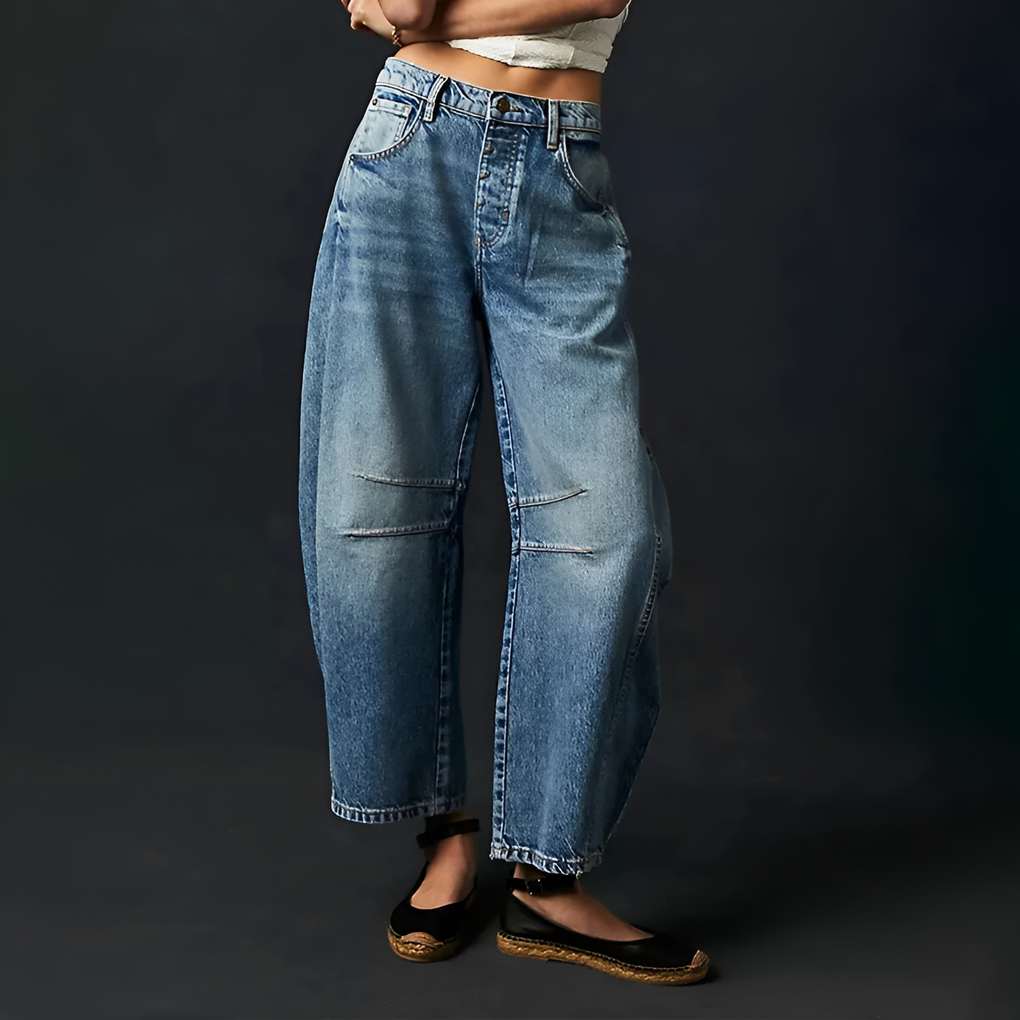 Maiken™ | Wide-Leg Jeans til en Unik Stil